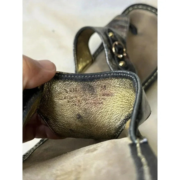 ALEGRIA Vanessa Flip Flops Thong Sandals Womens US 7.5 EU 38 Metallic Casual - Picture 8 of 8